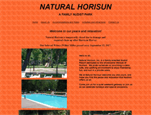 Tablet Screenshot of naturalhorisuninc.com